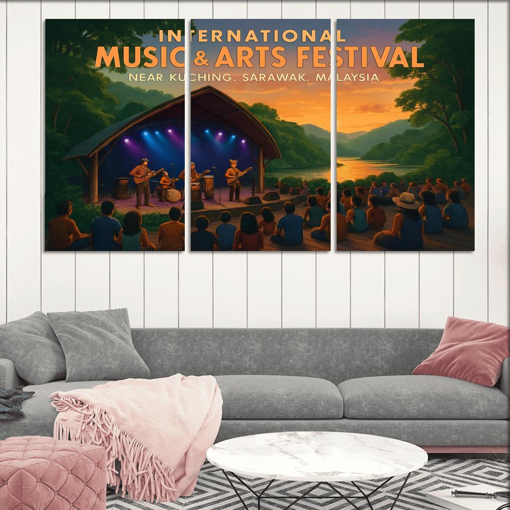 Rainforest World Music Festival - Kuching wall art