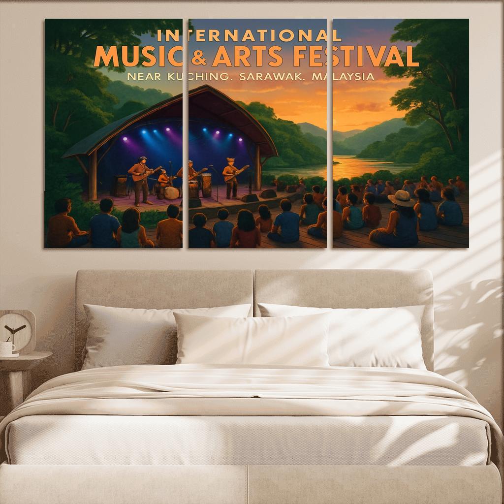 Rainforest World Music Festival - Kuching wall art