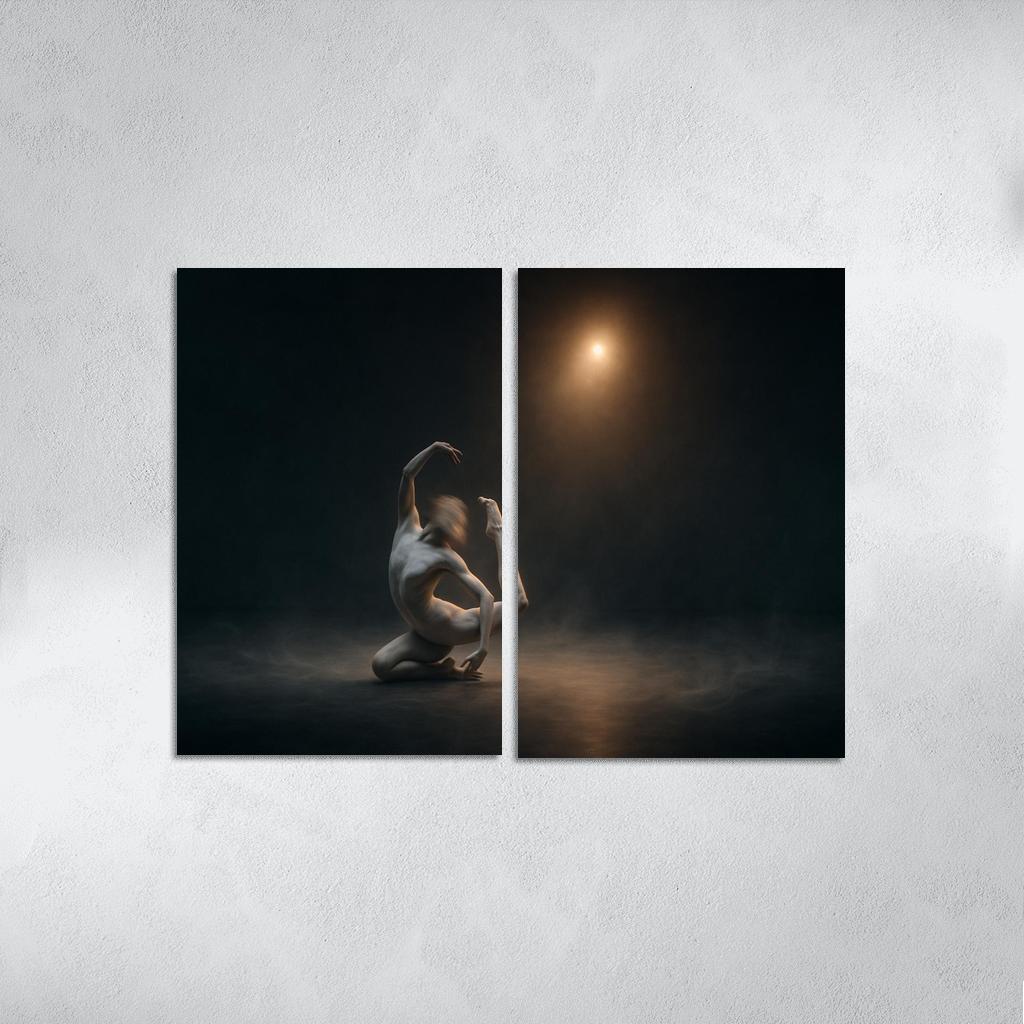 Butoh Reverie The Slow Theatre Of Transformation framed paintings