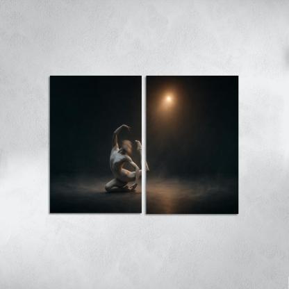 Butoh Reverie The Slow Theatre Of Transformation framed paintings