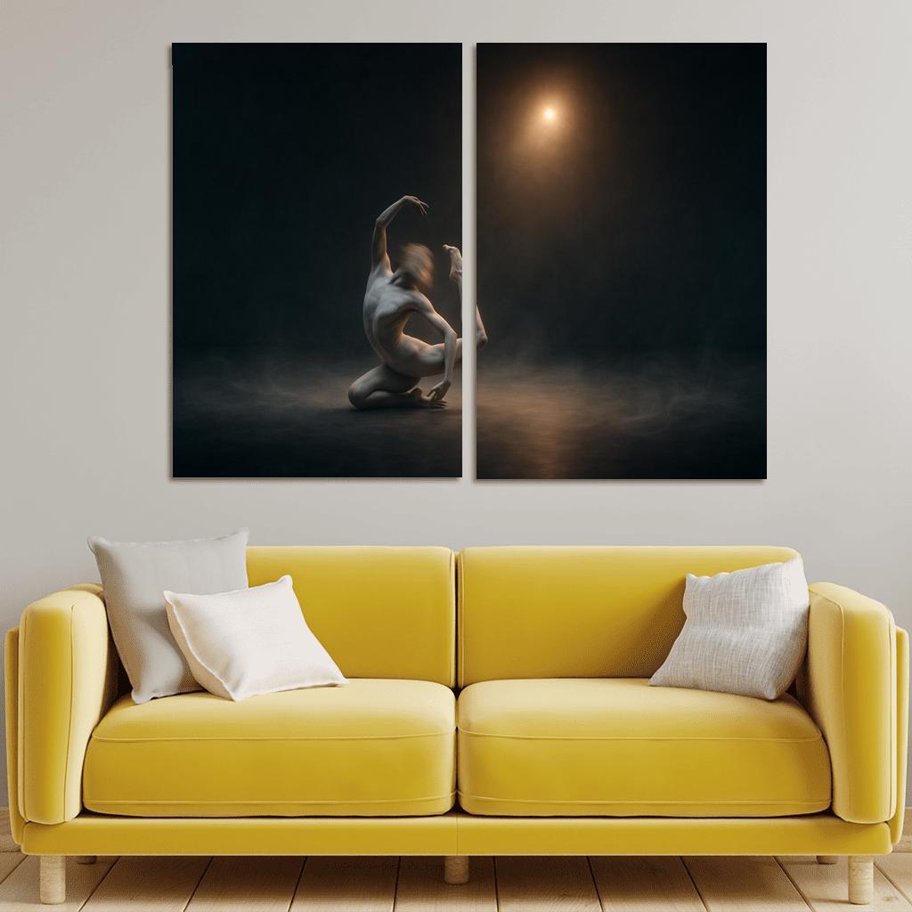 Butoh Reverie The Slow Theatre Of Transformation framed paintings