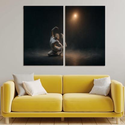 Butoh Reverie The Slow Theatre Of Transformation framed paintings