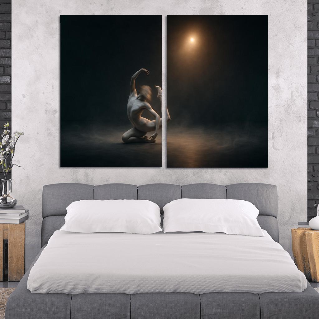 Butoh Reverie The Slow Theatre Of Transformation framed paintings