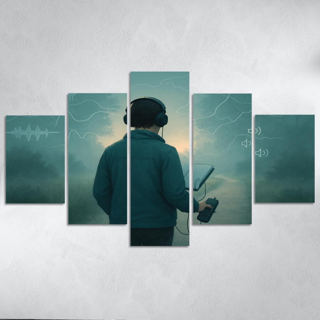 Sound Walk Mapping For Focus And Creativity framed paintings