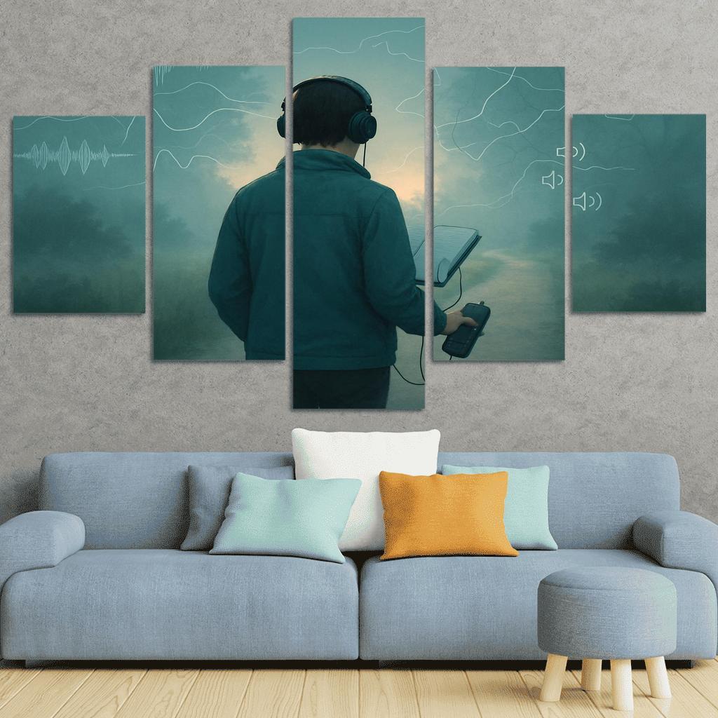 Sound Walk Mapping For Focus And Creativity framed paintings