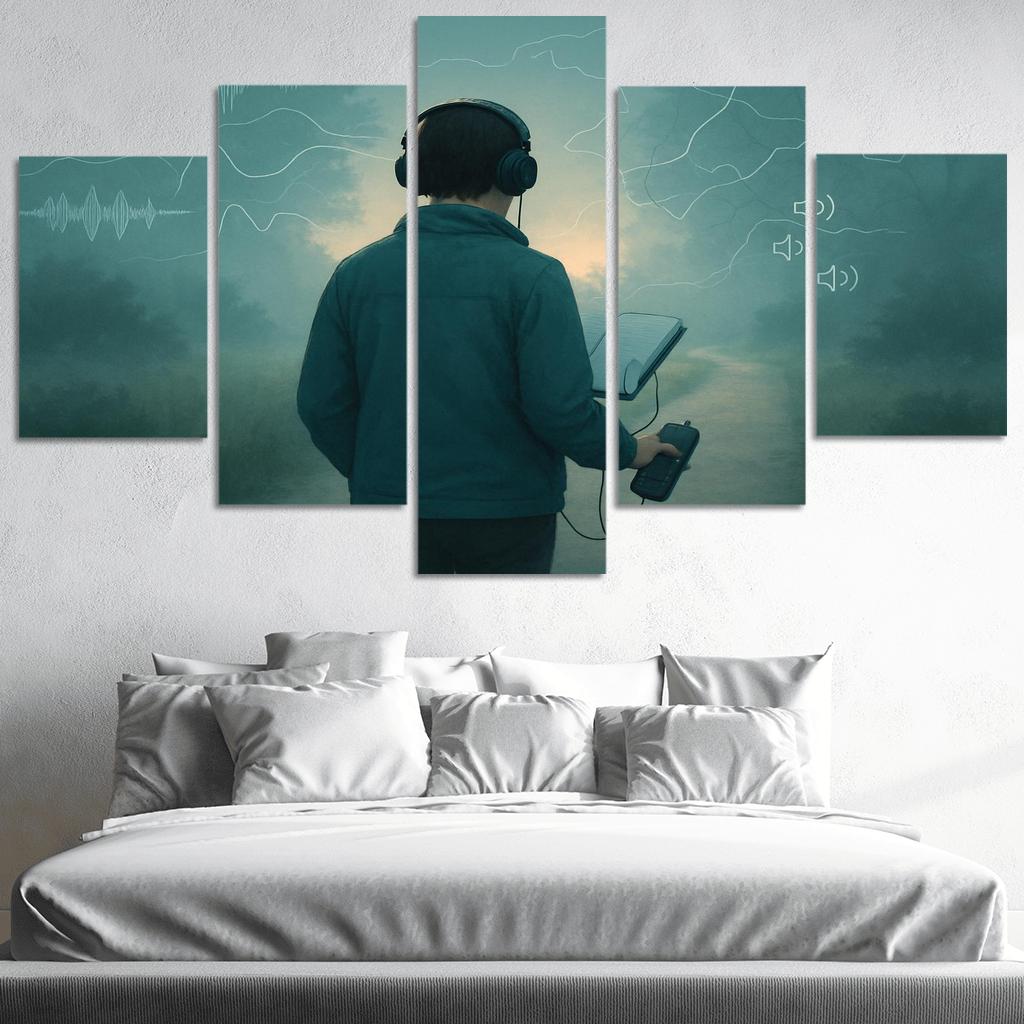 Sound Walk Mapping For Focus And Creativity framed paintings