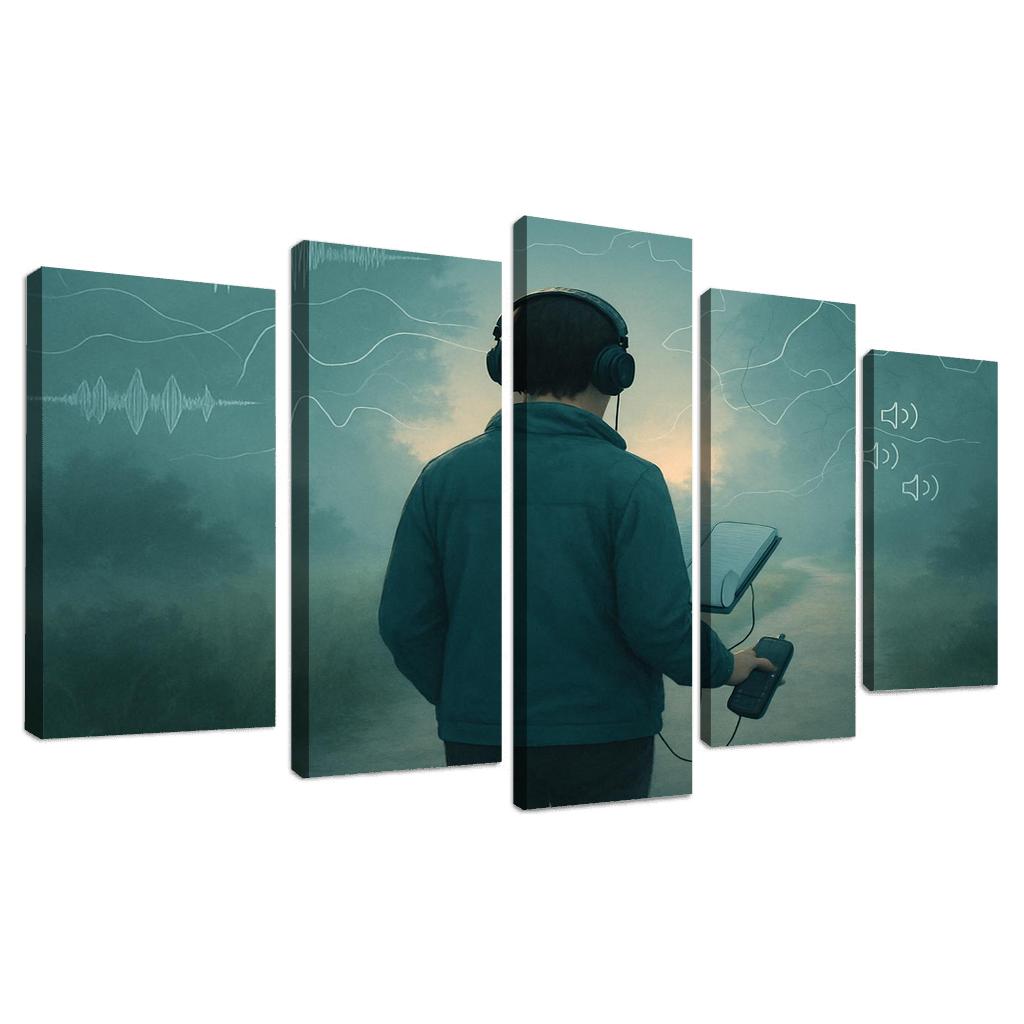 Sound Walk Mapping For Focus And Creativity framed paintings