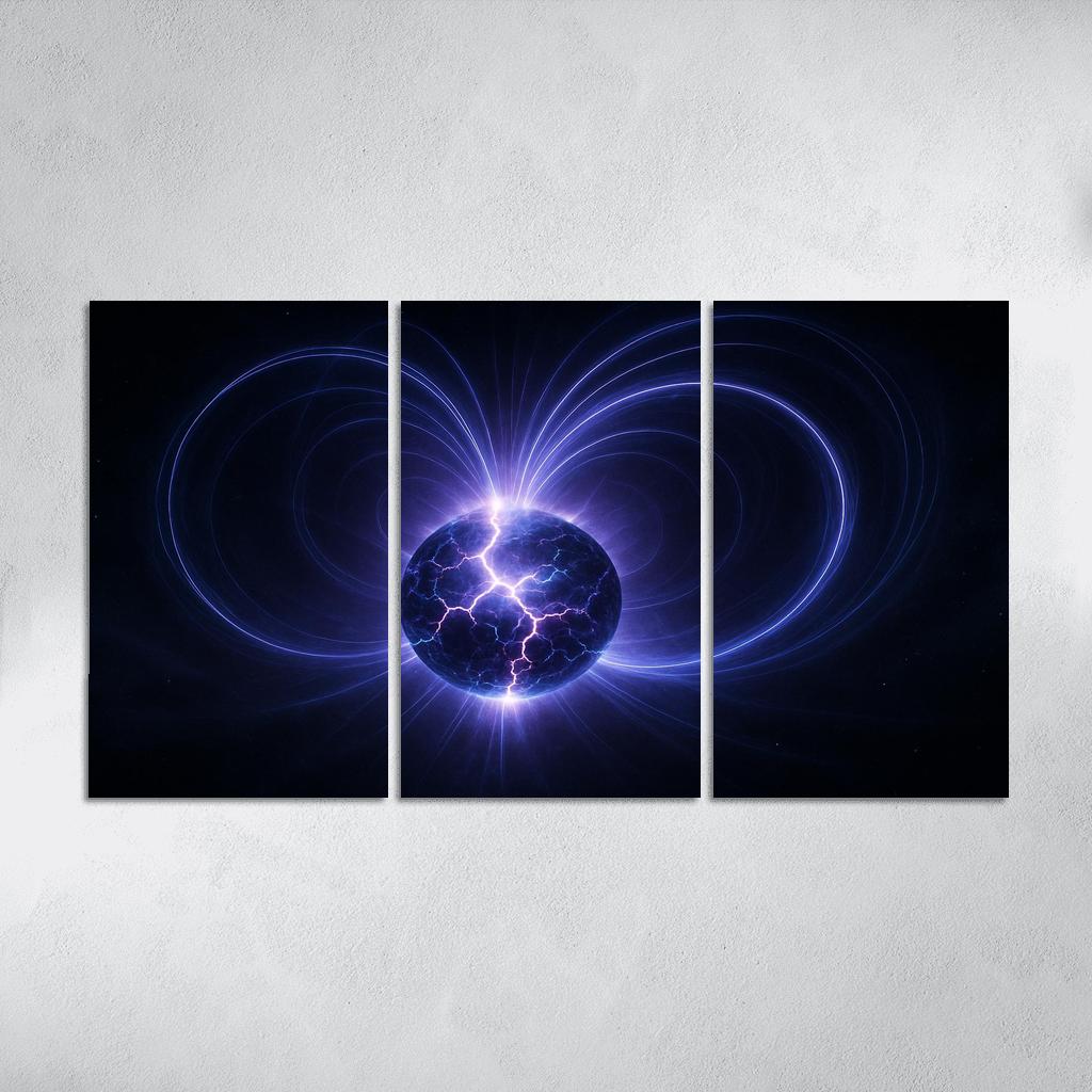 Magnetar Starquake Afterglow oil paintings frame