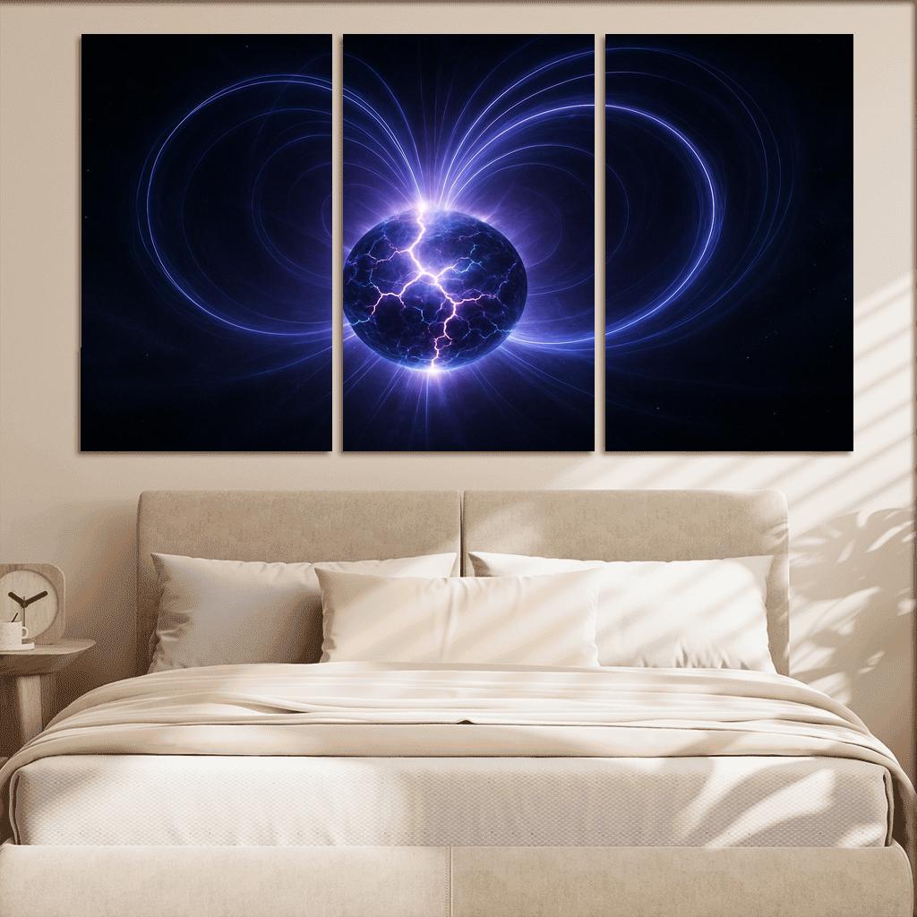 Magnetar Starquake Afterglow oil paintings frame