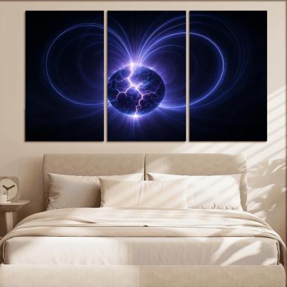 Magnetar Starquake Afterglow oil paintings frame