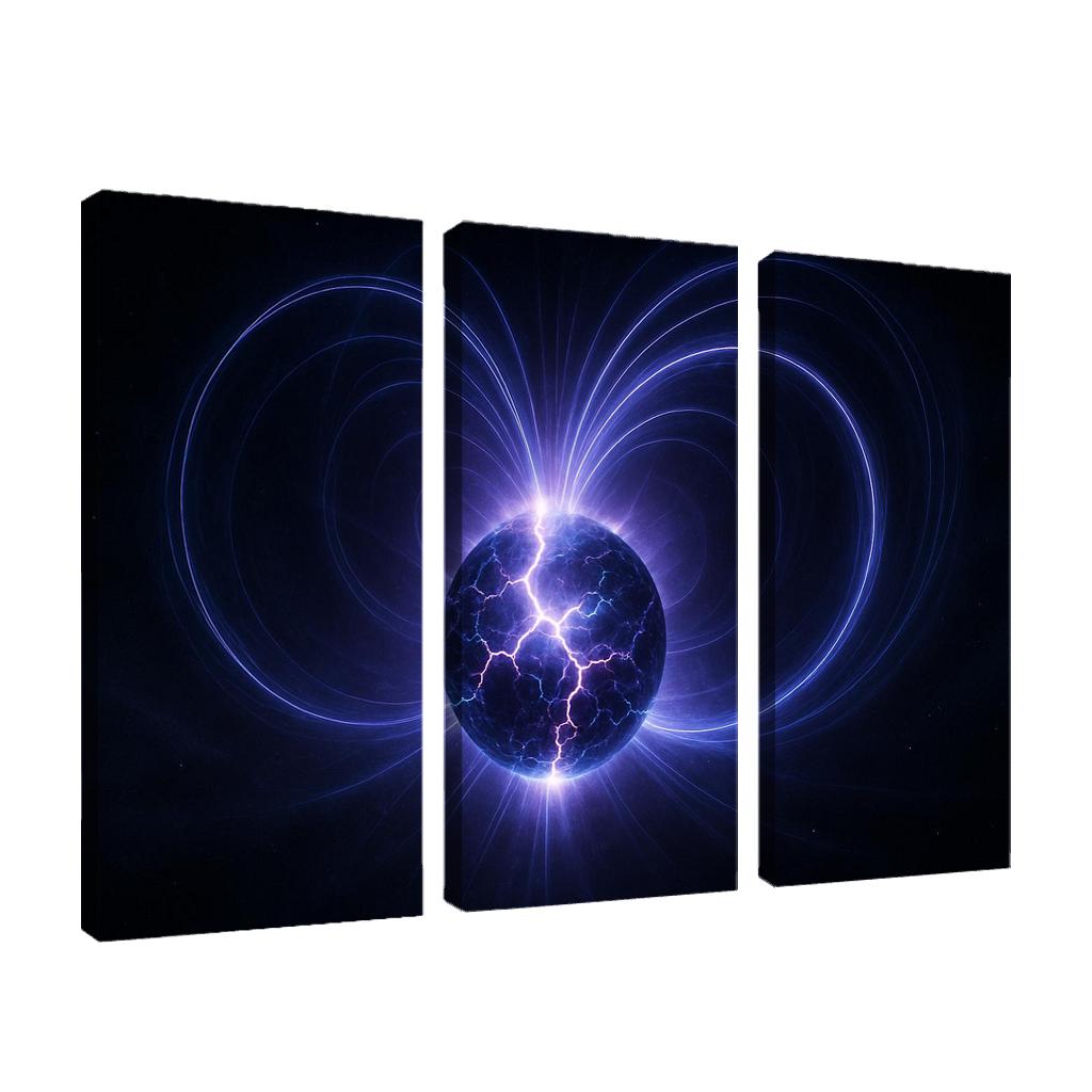 Magnetar Starquake Afterglow oil paintings frame