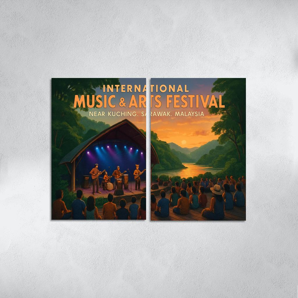 Rainforest World Music Festival - Kuching wall art