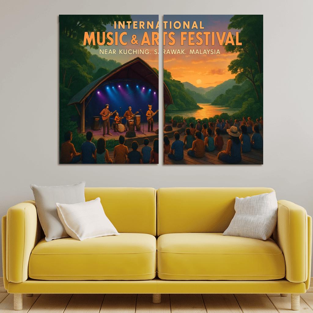 Rainforest World Music Festival - Kuching wall art