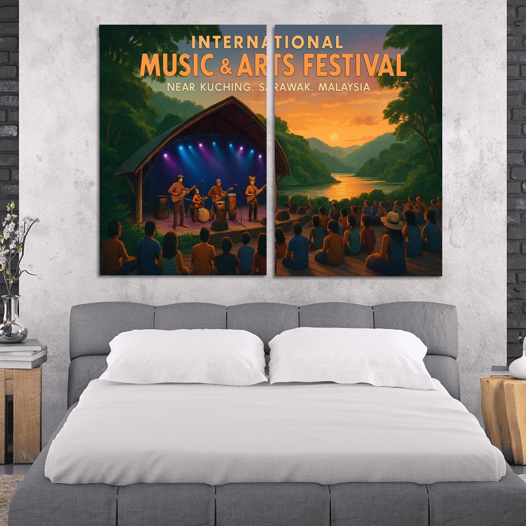 Rainforest World Music Festival - Kuching wall art