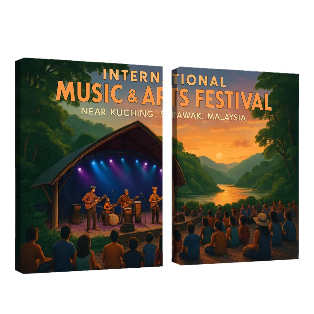 Rainforest World Music Festival - Kuching wall art