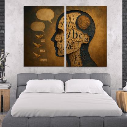 The Archive Of Vanishing Tongues custom paintings frame