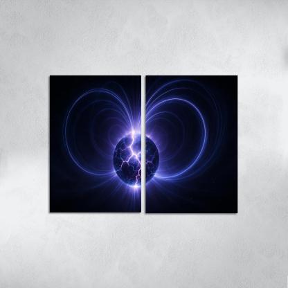 Magnetar Starquake Afterglow oil paintings frame