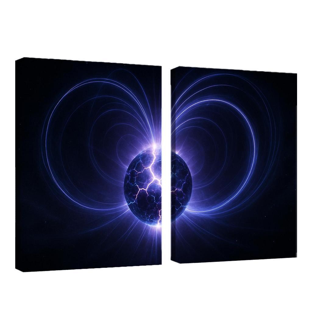 Magnetar Starquake Afterglow oil paintings frame