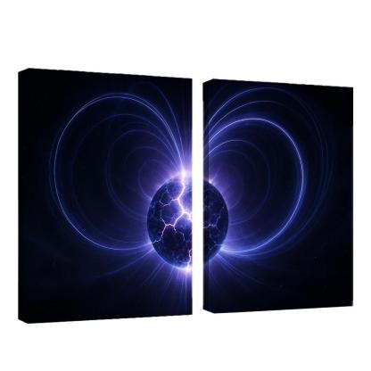Magnetar Starquake Afterglow oil paintings frame