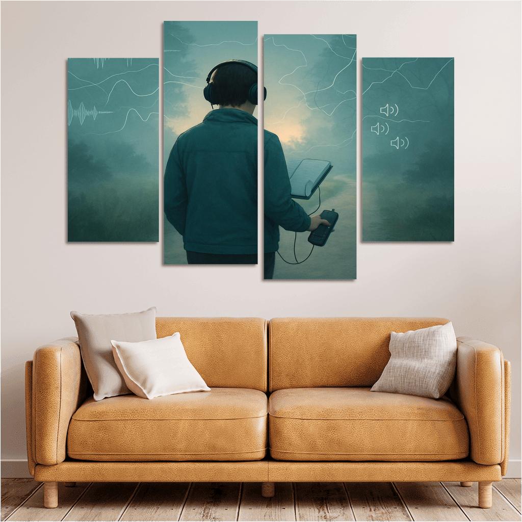 Sound Walk Mapping For Focus And Creativity framed paintings