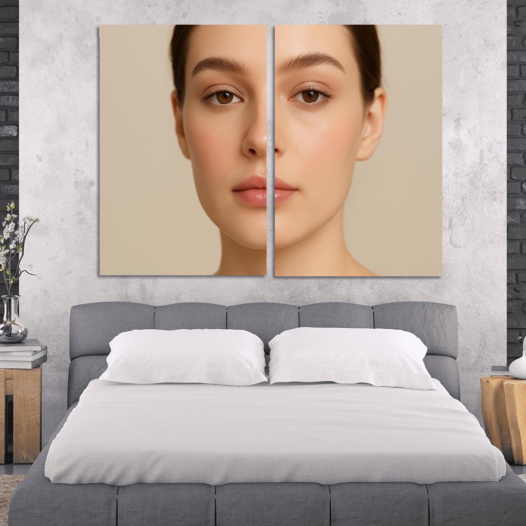 Ceramic Skin Veil Makeup canvas paintings frame