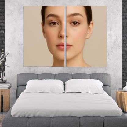 Ceramic Skin Veil Makeup canvas paintings frame