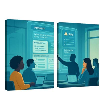 Ethical Prompt Engineering And AI Literacy custom paintings frame