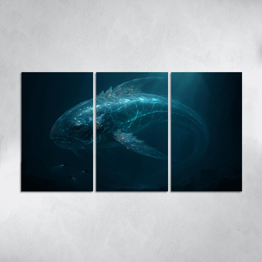 The Tideglass Leviathan wall art