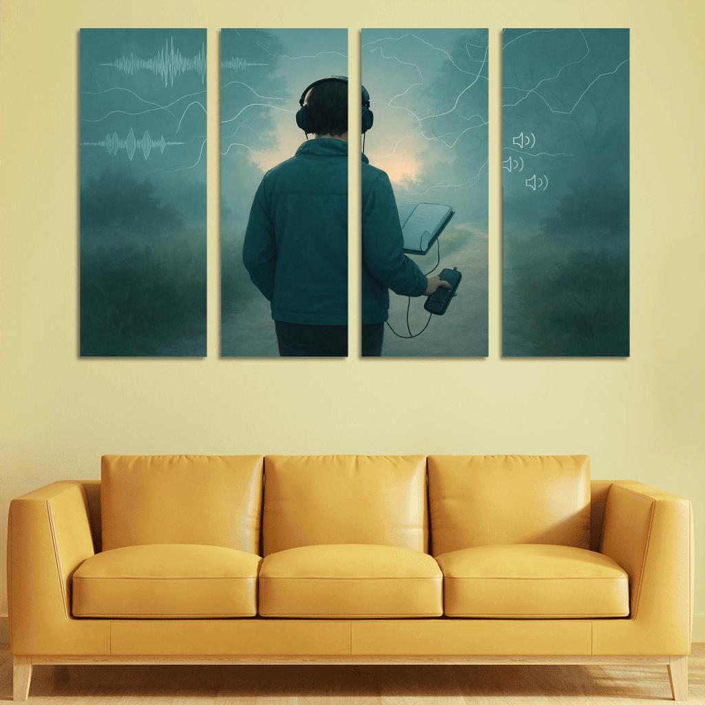 Sound Walk Mapping For Focus And Creativity framed paintings