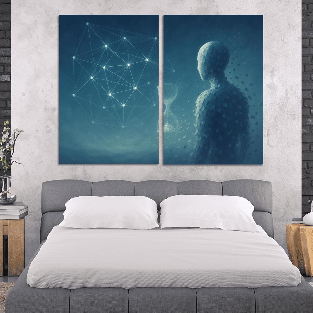 Lattice Of Whispered Possibilities premium artwork frames