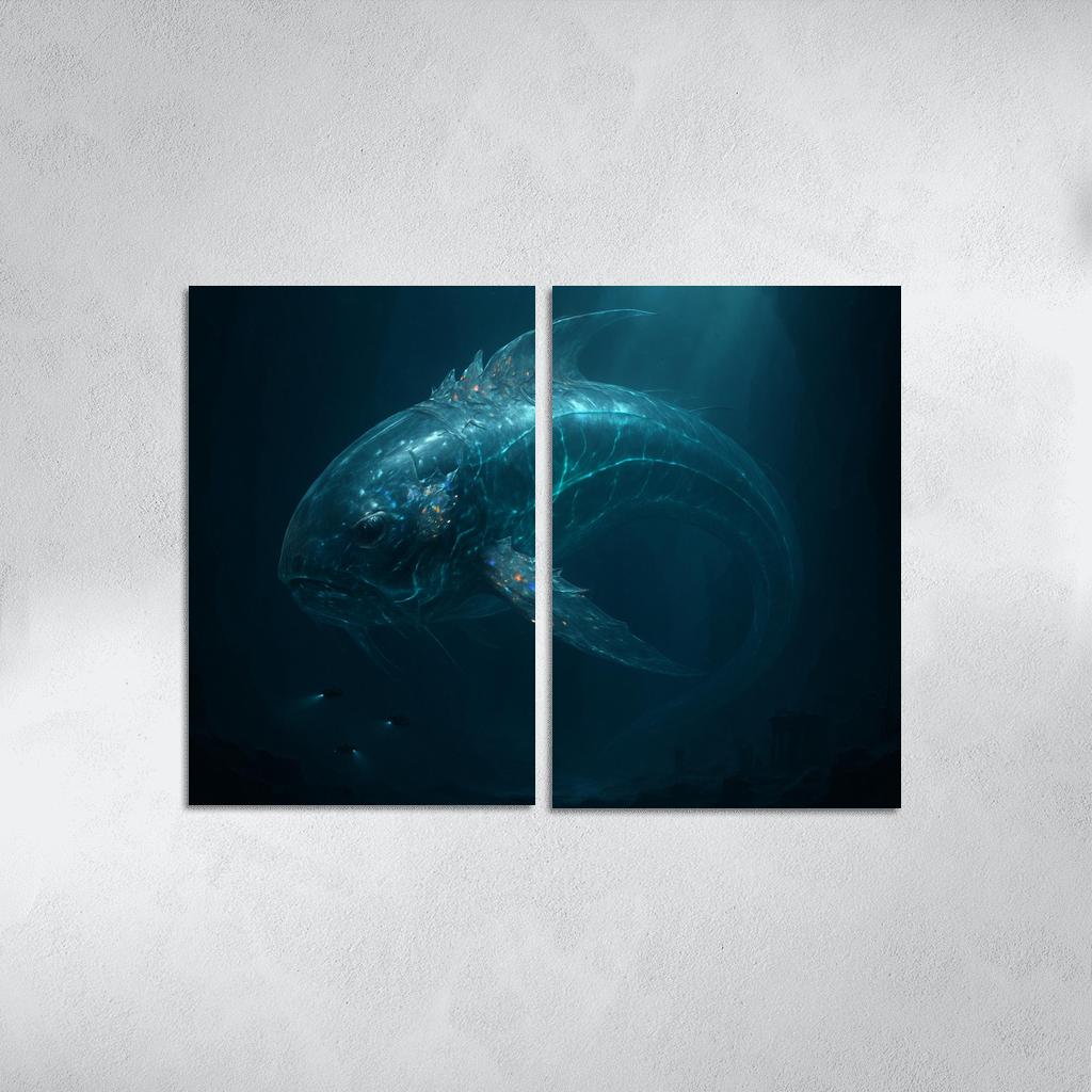 The Tideglass Leviathan wall art