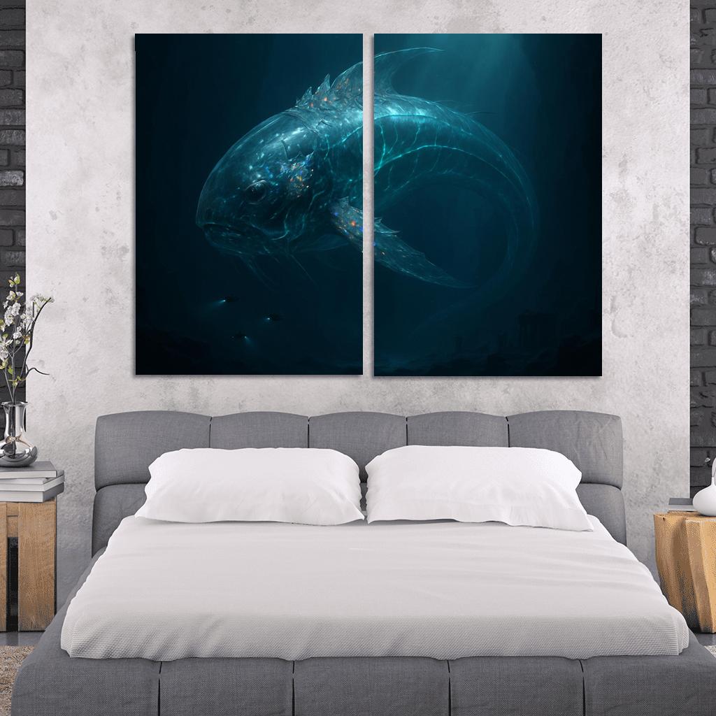 The Tideglass Leviathan wall art