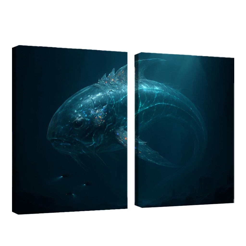 The Tideglass Leviathan wall art