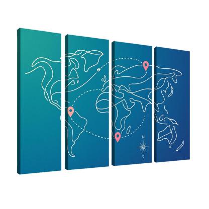 Aurora Current Cartography modern paintings frame