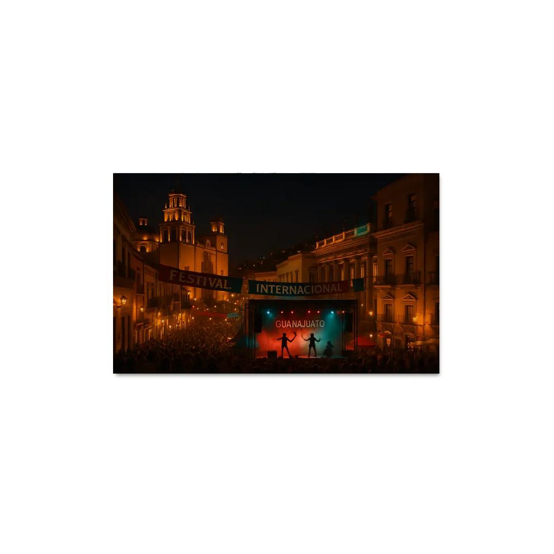 Festival Internacional Cervantino - Guanajuato premium artwork frames