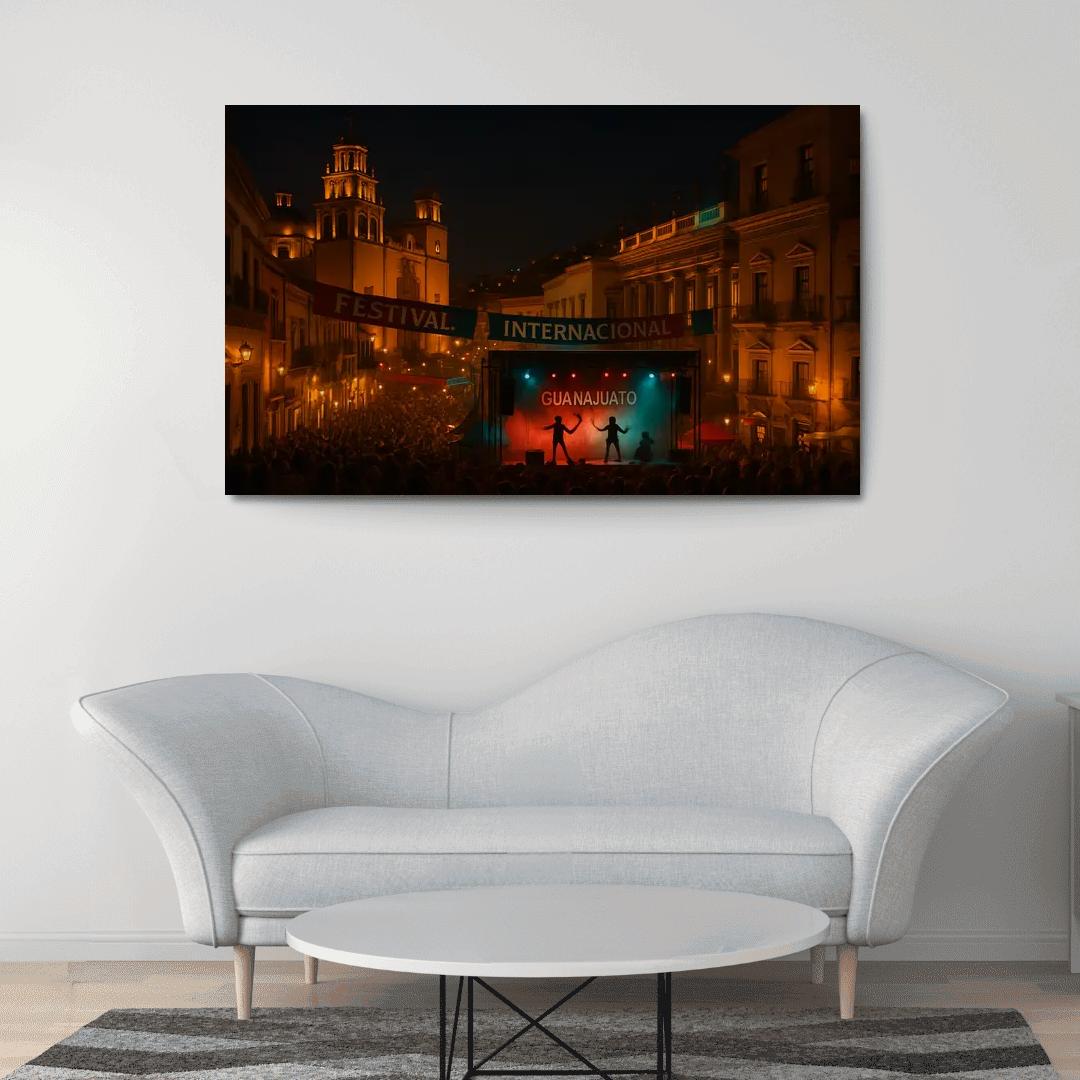 Festival Internacional Cervantino - Guanajuato premium artwork frames