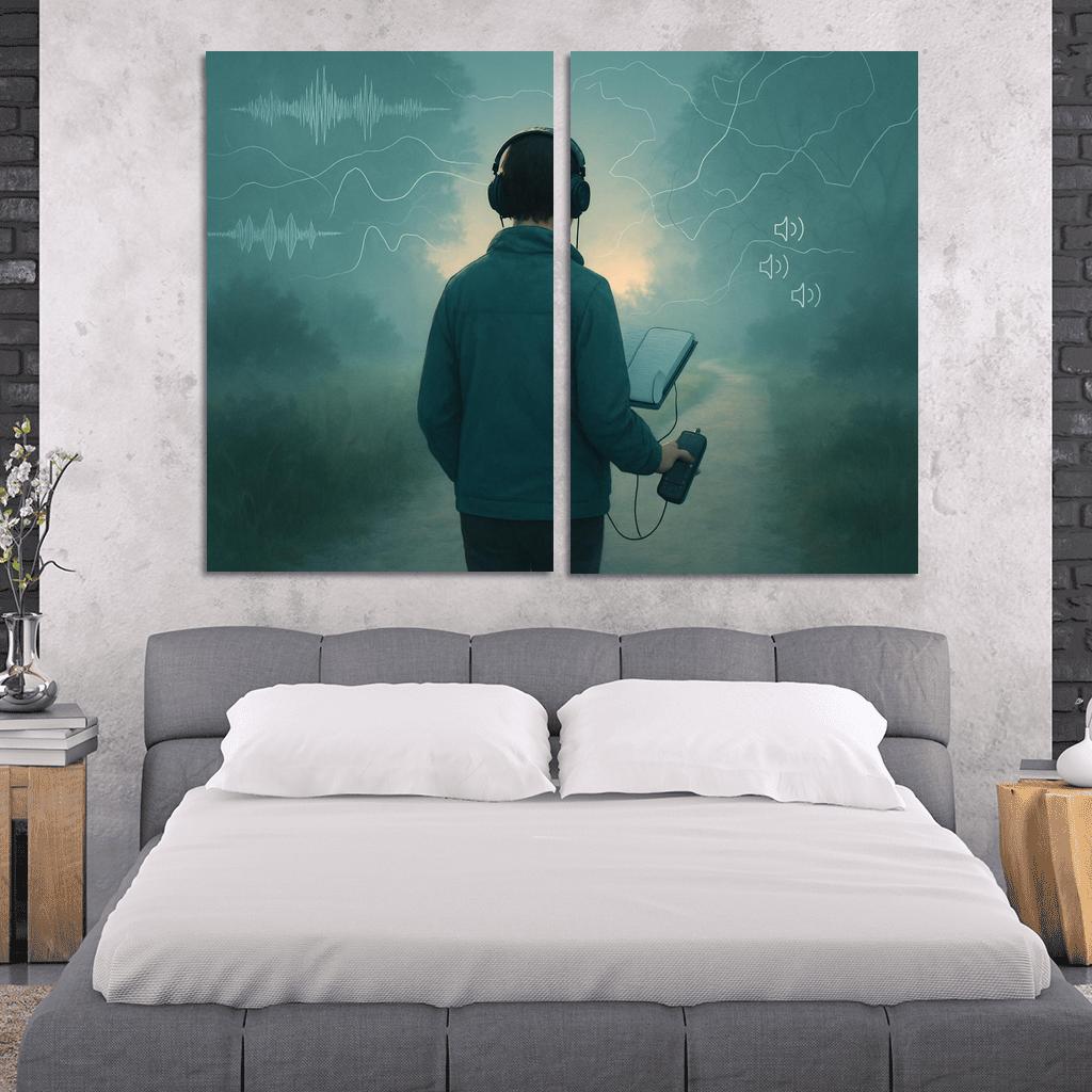 Sound Walk Mapping For Focus And Creativity framed paintings