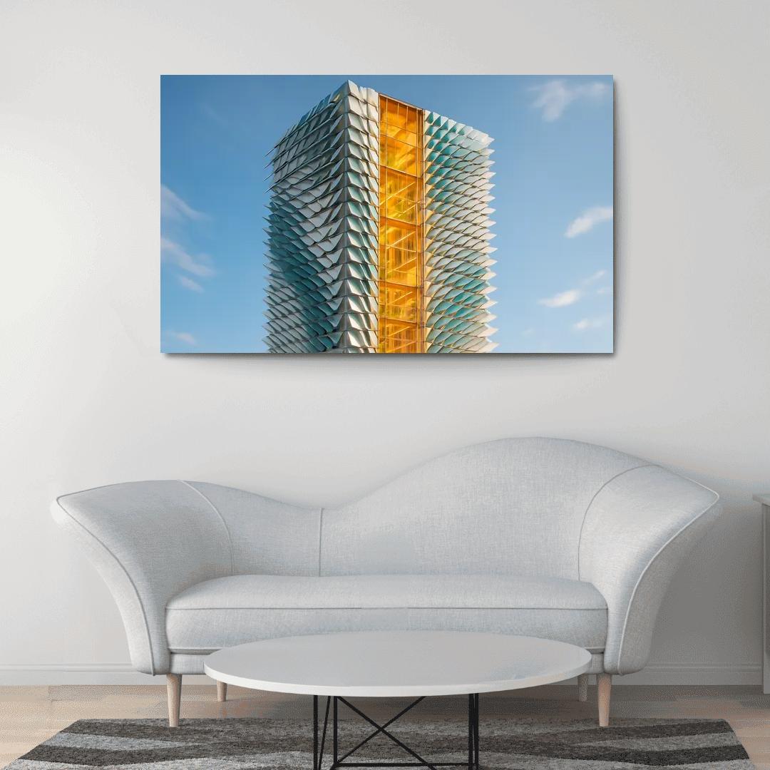 Kinetic Climate Skins Atrium Tower framed paintings