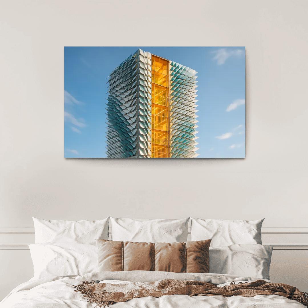Kinetic Climate Skins Atrium Tower framed paintings