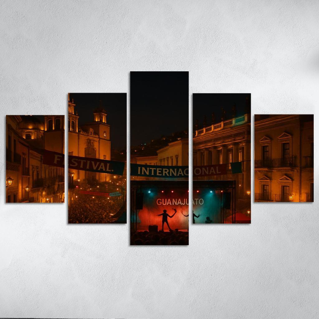 Festival Internacional Cervantino - Guanajuato premium artwork frames