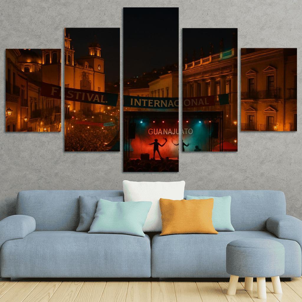Festival Internacional Cervantino - Guanajuato premium artwork frames
