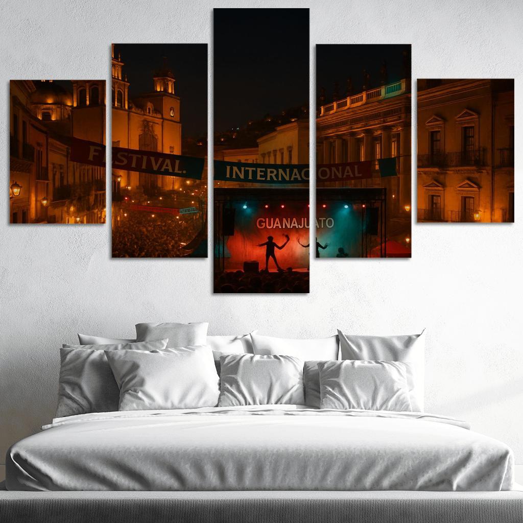 Festival Internacional Cervantino - Guanajuato premium artwork frames