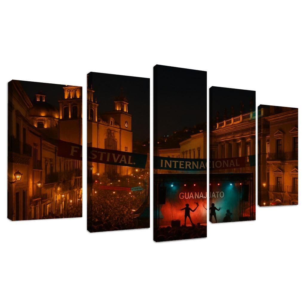 Festival Internacional Cervantino - Guanajuato premium artwork frames
