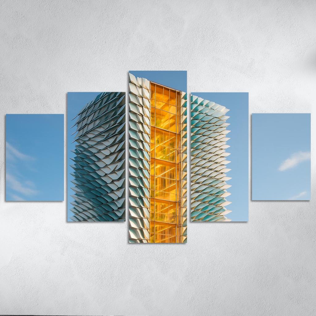 Kinetic Climate Skins Atrium Tower framed paintings