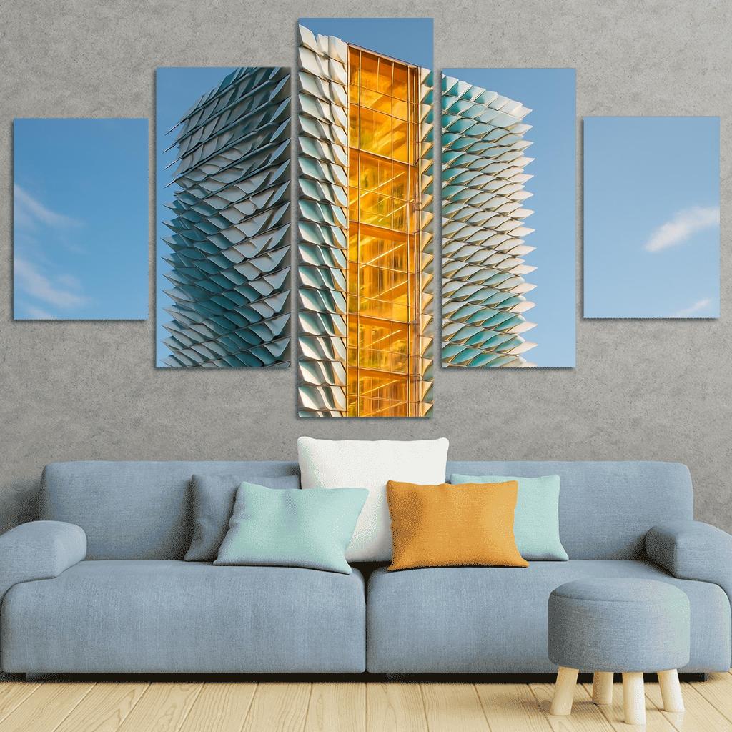 Kinetic Climate Skins Atrium Tower framed paintings