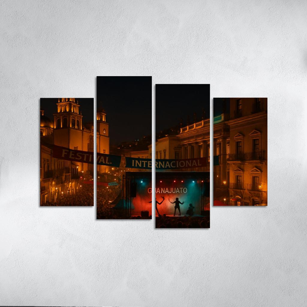 Festival Internacional Cervantino - Guanajuato premium artwork frames
