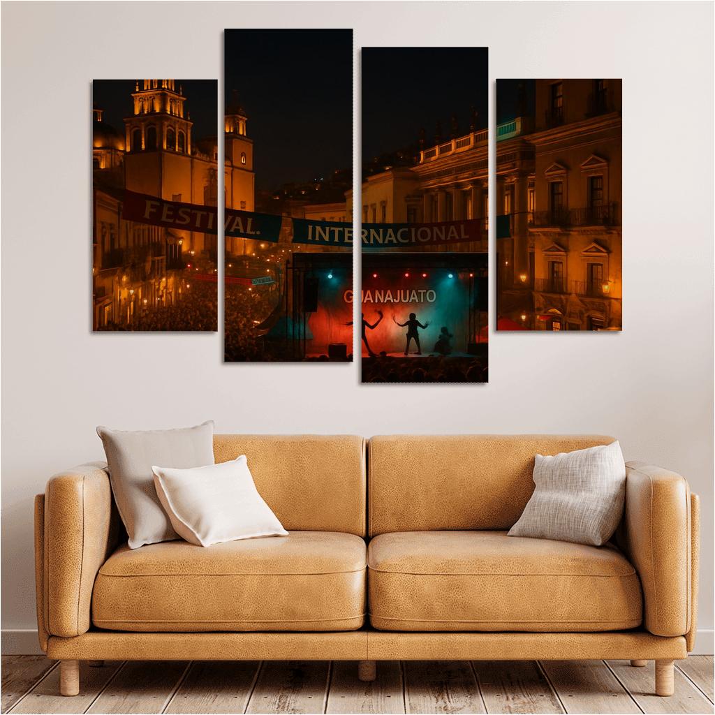 Festival Internacional Cervantino - Guanajuato premium artwork frames