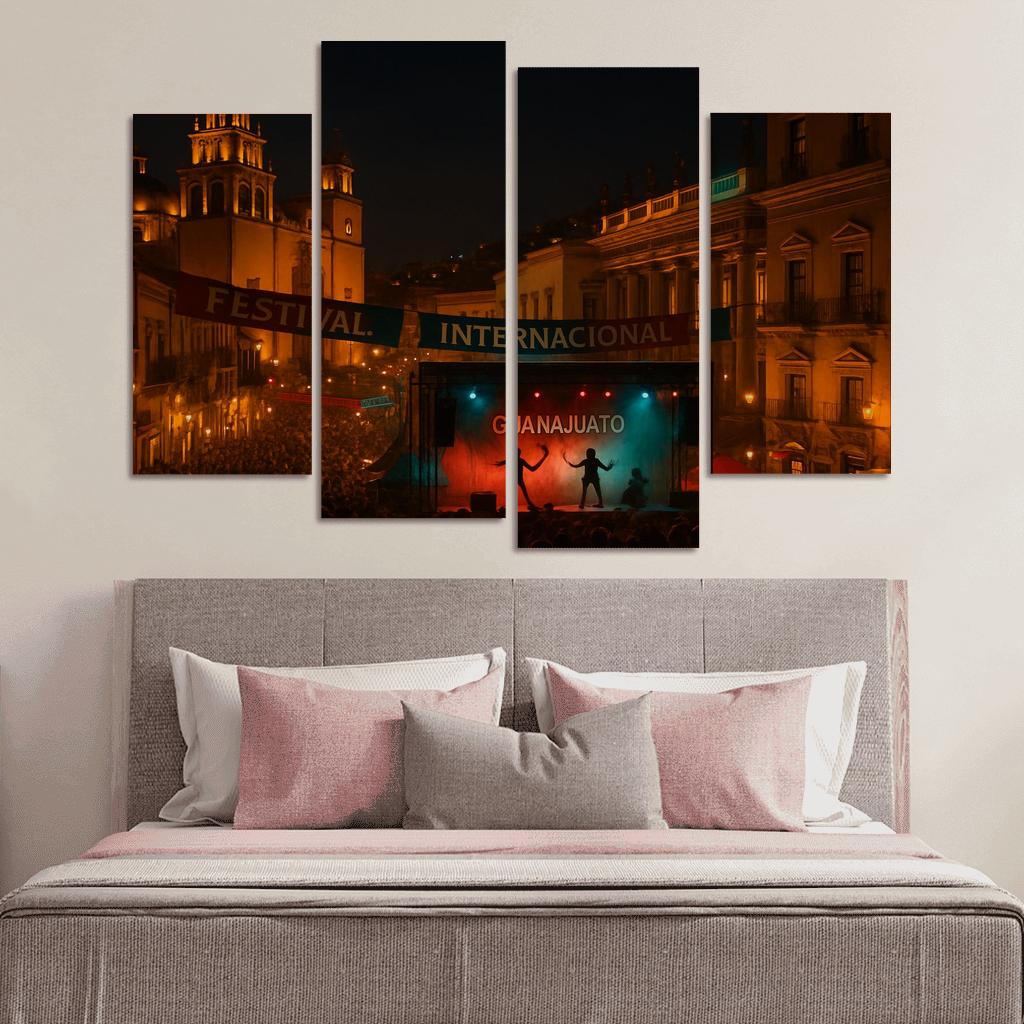Festival Internacional Cervantino - Guanajuato premium artwork frames