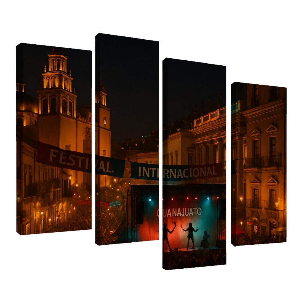 Festival Internacional Cervantino - Guanajuato premium artwork frames