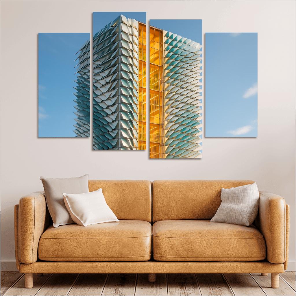 Kinetic Climate Skins Atrium Tower framed paintings